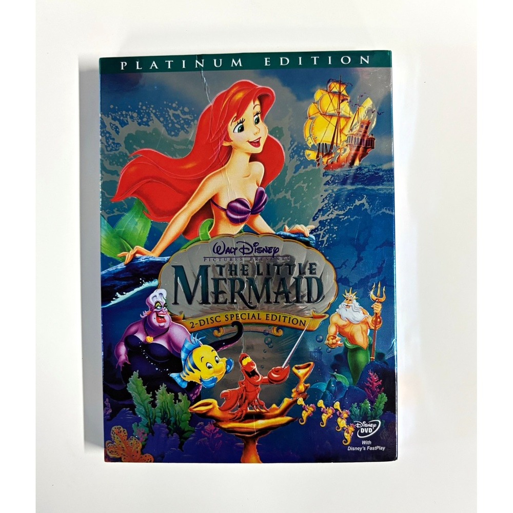 Disney The Little Mermaid Platinum Edition DVD 2-Disc Special Edition NTSC